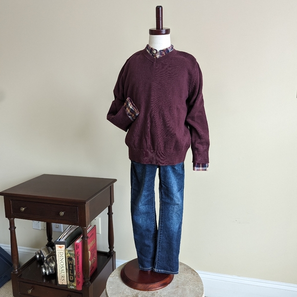 Maroon Sweater 100% cotton - Picture 1 of 5